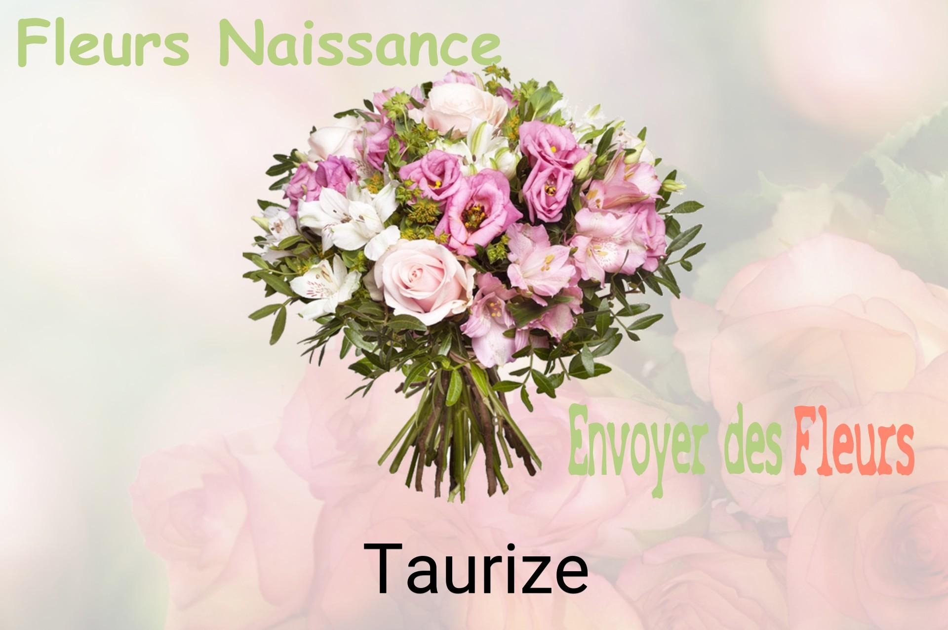 Bouquet de fleurs de naissance livré à Taurize